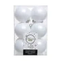 Boules de Noël Decoris 12 Unités Blanc Plastique Ø 6 cm de Decoris, Noël - Réf : S7903782, Prix : 7,05 €, Remise : %