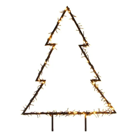 Figura Decorativa para Jardín Luca Árbol Silueta de luces Multicolor Blanco Cálido Metal 220 V 53 x 75 cm de Luca, Navidad - ...