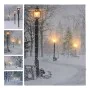 Bild LED Leicht Verschneit Straßenbeleuchtung 30 x 40 cm von BigBuy Christmas, Weihnachten - Ref: S7903835, Preis: 9,96 €, Ra...