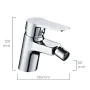 Grifo Monomando EDM Bidé sanitario Acero Inoxidable Zinc Latón de EDM, Grifos de bidé - Ref: S7903837, Precio: 38,61 €, Descu...