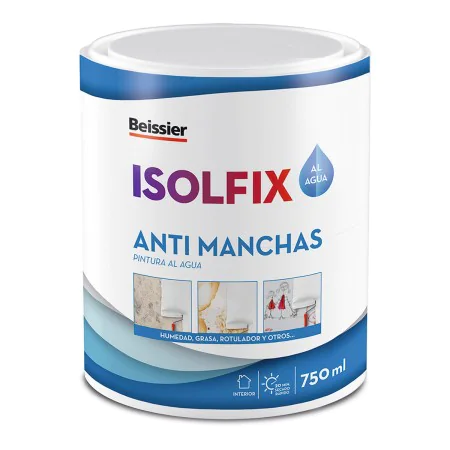 Acrylic paint Beissier 70249-012 Isolfix Anti-stain White 750 ml by Beissier, Mildew Paint - Ref: S7904055, Price: 16,82 €, D...