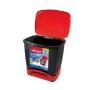 Waste bin Vileda ECO-LOGIC polypropylene 39 L Black Red Red/Black by Vileda, Waste and recycling - Ref: S7904115, Price: 32,7...