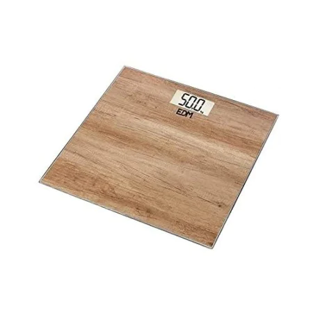 Balance Numérique de Salle de Bain EDM Verre Bois 180 kg (26 x 26 x 2 cm) de EDM, Balances - Réf : S7904184, Prix : 18,38 €, ...