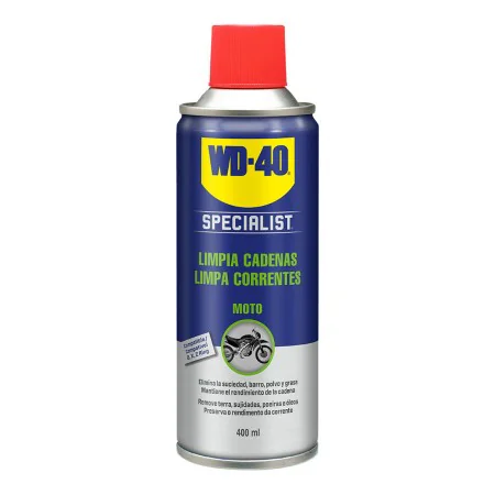 Limpa correntes WD-40 34138 400 ml de WD-40, Spray de limpeza para motor - Ref: S7904269, Preço: 12,80 €, Desconto: %