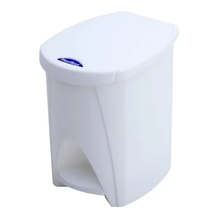 Waste bin with pedal Plastiken White PVC by Plastiken, Waste and recycling - Ref: S7904317, Price: 10,64 €, Discount: %