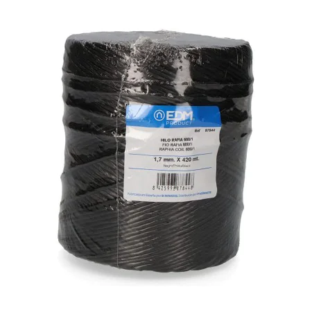 Cotton reel EDM 600/1 Black Raffia by EDM, Bobbins - Ref: S7904321, Price: 8,43 €, Discount: %