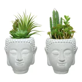 Planta Decorativa PVC Cerámica Suculenta de BigBuy Garden, Plantas - Ref: S7904406, Precio: 19,05 €, Descuento: %