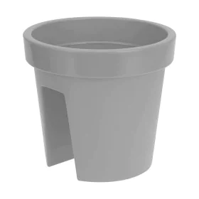 Vaso per ringhiera Plastiken Grigio polipropilene di Plastiken, Balconiere - Rif: S7904486, Prezzo: 6,79 €, Sconto: %