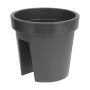 Vaso per ringhiera Plastiken Antracite polipropilene di Plastiken, Balconiere - Rif: S7904487, Prezzo: 6,11 €, Sconto: %