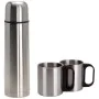 Travel thermos flask Redcliffs Stainless steel 1 L 2 Cups (3 Pieces) by Redcliffs, Thermos flasks - Ref: S7904489, Price: 18,...