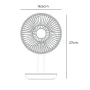 Table Fan EDM White 4 W 16,5 x 18,5 cm Rechargeable USB by EDM, Desk Fans - Ref: S7904557, Price: 26,68 €, Discount: %