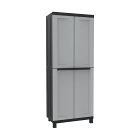 Wardrobe Terry Black/Grey Resin Plastic 68 X 39 X 170 CM by Terry Store-Age, Bedroom Wardrobes - Ref: S7904625, Price: 121,42...