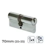 Cylindre EDM r13 Européen Came courte Argenté nickel (70 mm) de EDM, Cylindres de serrures - Réf : S7905204, Prix : 9,37 €, R...