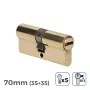 Cylinder EDM r13 European Short camlock Golden Brass (70 mm) by EDM, Lock Cylinders - Ref: S7905213, Price: 11,59 €, Discount: %