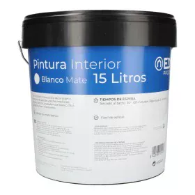 Peinture EDM Blanc 15 L de EDM, Peintures pour murs - Réf : S7905253, Prix : 28,24 €, Remise : %