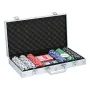 Poker Set Briefcase Aluminium 300 Pieces by BigBuy Party, Card Games - Ref: S7905513, Price: 59,88 €, Discount: %