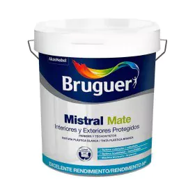 Paint Bruguer mistral 5586674 Black White 4 L by Bruguer, Wall Paint - Ref: S7905545, Price: 25,34 €, Discount: %