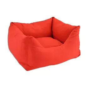 Pet bed Nayeco Red 59 x 59 x 50 cm Multicolour Acrylic 59 x 50 x 20 cm by Nayeco, Beds - Ref: S7905656, Price: 22,16 €, Disco...