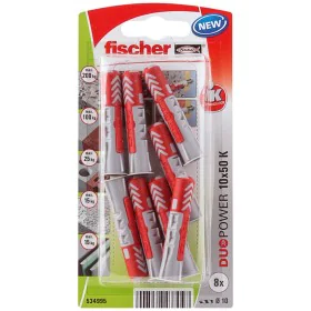 Crampons Fischer DuoPower 534995 Ø 10 x 50 mm Nylon (8 Unités) de Fischer, Ancrages - Réf : S7905783, Prix : 7,05 €, Remise : %