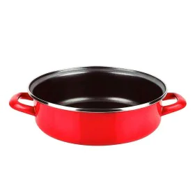 Plat à tarte Fagor Optimax Rouge Acier émaillé Ø 26 x 8 cm de Fagor, Moules pour gâteaux et biscuits - Réf : S7905897, Prix :...