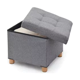 Puff Domopak Living Tela (38 x 38 x 34 cm) de Domopak Living, Cajas y arcones de almacenaje - Ref: S7905978, Precio: 39,00 €,...