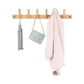 Wall mounted coat hanger Domopak Living Bamboo (75 x 12 x 12 cm) by Domopak Living, Wall Coat Racks - Ref: S7905980, Price: 3...