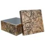 Decorative box Alexandra House Living Black Golden Ceramic MDF Wood 25 x 15 x 25 cm by Alexandra House Living, Boxes - Ref: D...