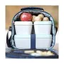 Viereckige Lunchbox mit Deckel Milan grün 330 ml 12 x 10 x 7 cm Kunststoff (1 Stück) von Milan, Lagerung von Lebensmitteln - ...