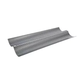 Baguette Mould 5five Silver Aluminium Chromed 38 x 16 cm by 5five, Bread & Loaf Tins - Ref: S7906846, Price: 6,90 €, Discount: %