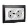 Plug socket Solera Europa erp60/2nu Bipolar Double Black Embedded, built-in 250 V 16 A by Solera, Schuko sockets - Ref: S7906...