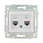 RJ45 Connector Solera erp88/2 by Solera, Blank Wall Plates - Ref: S7906943, Price: 18,37 €, Discount: %