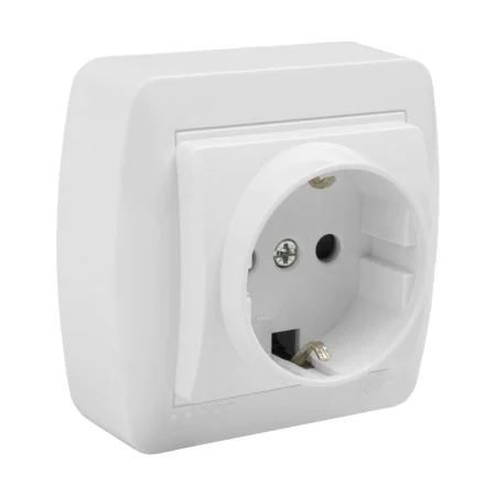 Base della spina Solera mur60u Bipolare Bianco 16 A Superficie di Solera, Placche per prese - Rif: S7906960, Prezzo: 7,34 €, ...