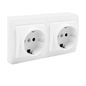 Plug socket Solera mur66u Double Bipolar 16 A by Solera, Schuko Plugs - Ref: S7906973, Price: 9,92 €, Discount: %