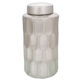 Vase Alexandra House Living Argenté Céramique 18 x 37 x 18 cm de Alexandra House Living, Vases - Réf : D1630526, Prix : 37,52...