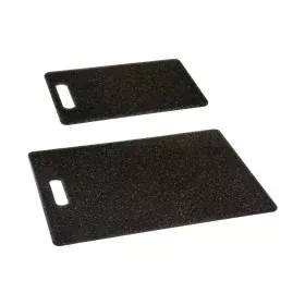 Cutting board 5five 2 Pieces Black polypropylene by 5five, Chopping boards - Ref: S7907276, Price: 15,34 €, Discount: %