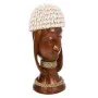 Bust Alexandra House Living White Coffee Wood 40 x 17 x 16 cm by Alexandra House Living, Collectables - Ref: D1630533, Price:...