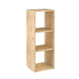 Scaffale Astigarraga Dinamic 3 Naturale Legno 107 x 36,2 x 34 cm Cubi Componibile di Astigarraga, Unità di mensole - Rif: S79...