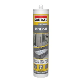 Silicone Soudal 115927 Universel Gris 280 ml de Soudal, Silicones - Réf : S7907529, Prix : 5,05 €, Remise : %