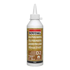 Cola Instantânea Soudal 117834 Madeira Branco 250 g de Soudal, Colas para madeira - Ref: S7907537, Preço: 5,72 €, Desconto: %