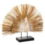 Deko-Figur Alexandra House Living Schwarz natürlich Holz Eisen Seetang Pfau 53 x 12 x 64 cm von Alexandra House Living, Samml...