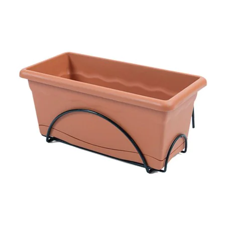 Vaso da Balcone con Piatto Plastiken Terracotta polipropilene 40 x 24 cm di Plastiken, Balconiere - Rif: S7907618, Prezzo: 11...