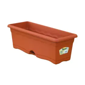 Jardinière avec support Plastiken Terre cuite polypropylène Plastique 60 x 20 cm de Plastiken, Jardinières - Réf : S7907698, ...