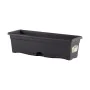 Planter with Dish Plastiken Anthracite polypropylene 40 x 20 cm by Plastiken, Window Boxes - Ref: S7907700, Price: 5,97 €, Di...