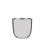 Cache-pot Mica Decorations Chaz Rond Céramique Argenté (Ø 15,5 x 15 cm) de Mica Decorations, Cache-pots - Réf : S7907860, Pri...