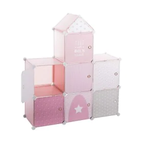 Scaffale Atmosphera Pink Castle Per bambini Componibile polipropilene (95,5 x 32 x 109 cm) di Atmosphera, Scaffali - Rif: S79...