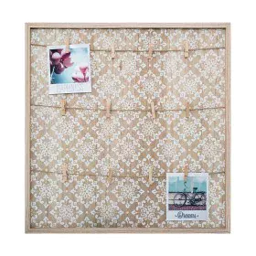 Cadre Photos avec Pinces Atmosphera Bois MDF 48 x 48 x 2 cm de Atmosphera, Cadres pour photos avec clips - Réf : S7907936, Pr...