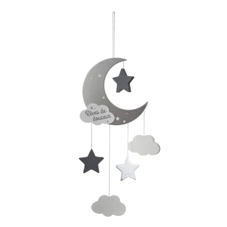 Carrusel para Cuna Atmosphera Luna Gris Madera MDF de Atmosphera, Móviles - Ref: S7907955, Precio: 6,36 €, Descuento: %