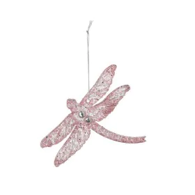 Figura Decorativa Christmas Decoration Cor de Rosa Adorno Natalício (10 X 1 X 17 CM) de Christmas Decoration, Adornos - Ref: ...