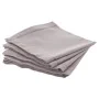 Napkins Atmosphera Grey (40 x 40 cm) by Atmosphera, Cloth Napkins - Ref: S7908138, Price: 8,87 €, Discount: %