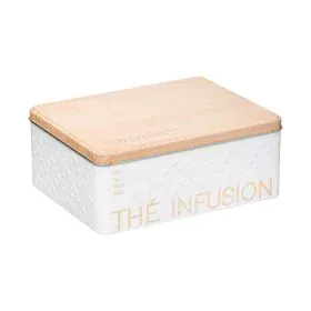 Caja Multiusos Nature Scandi Metal Blanco de Nature, Cajas y arcones de almacenaje - Ref: S7908229, Precio: 9,60 €, Descuento: %